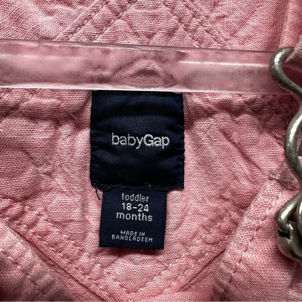 Gap Girls Pink Overalls Size 18-24 Months